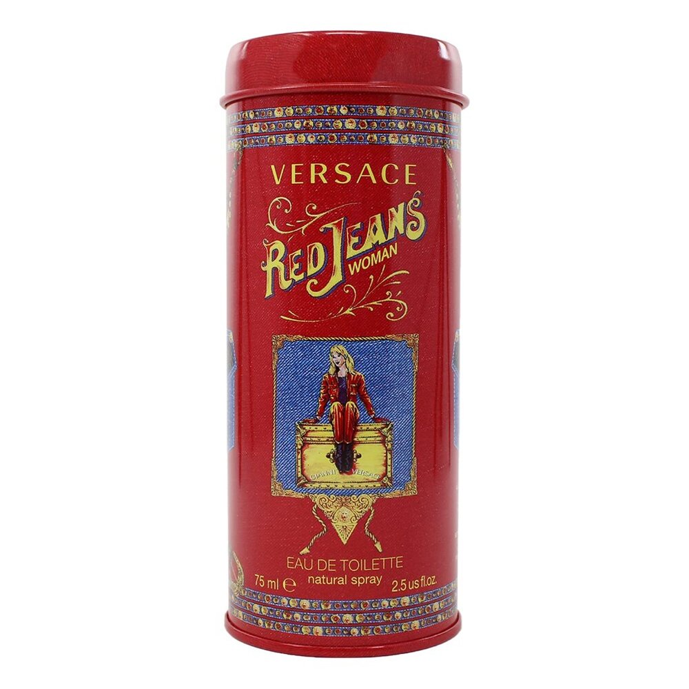 Versace Red Jeans Eau De Toilette Spray for Women By - 2.5 Oz/ 75 Ml, 2.5 Fl Oz